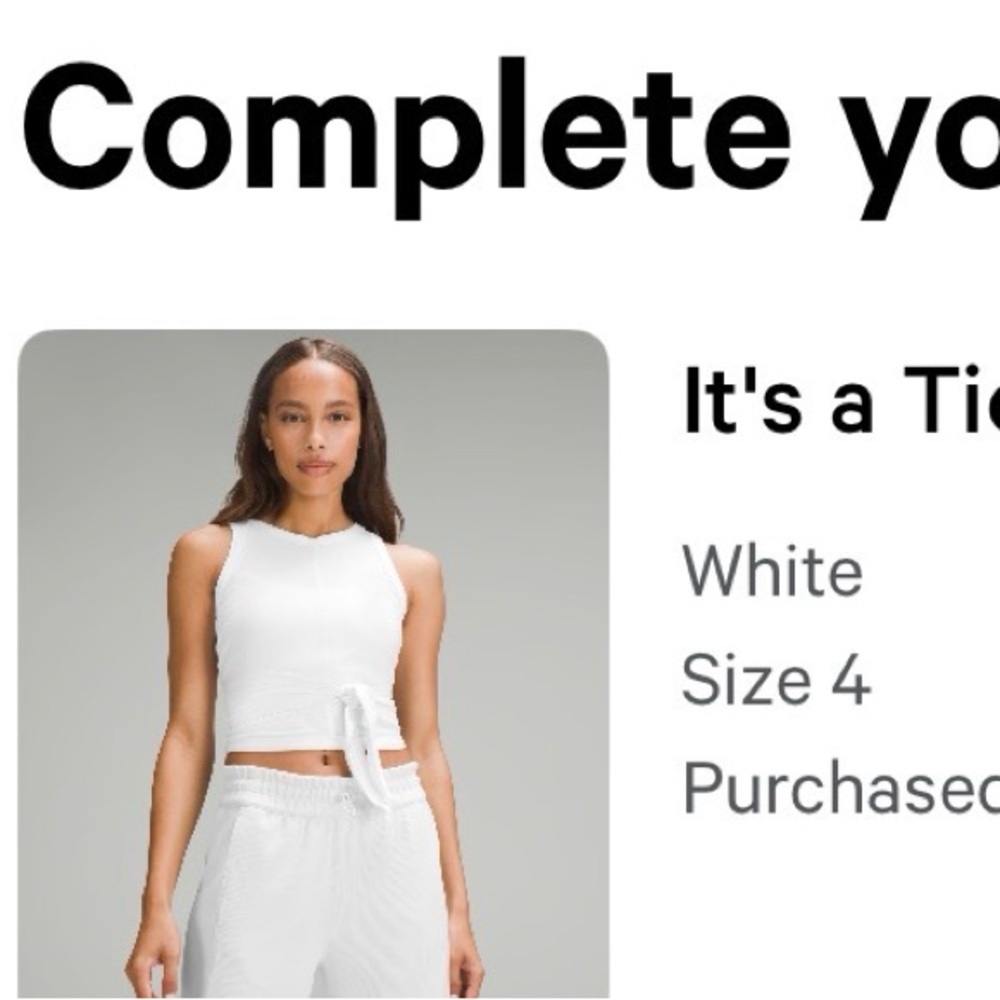 Lululemon Wrap Top